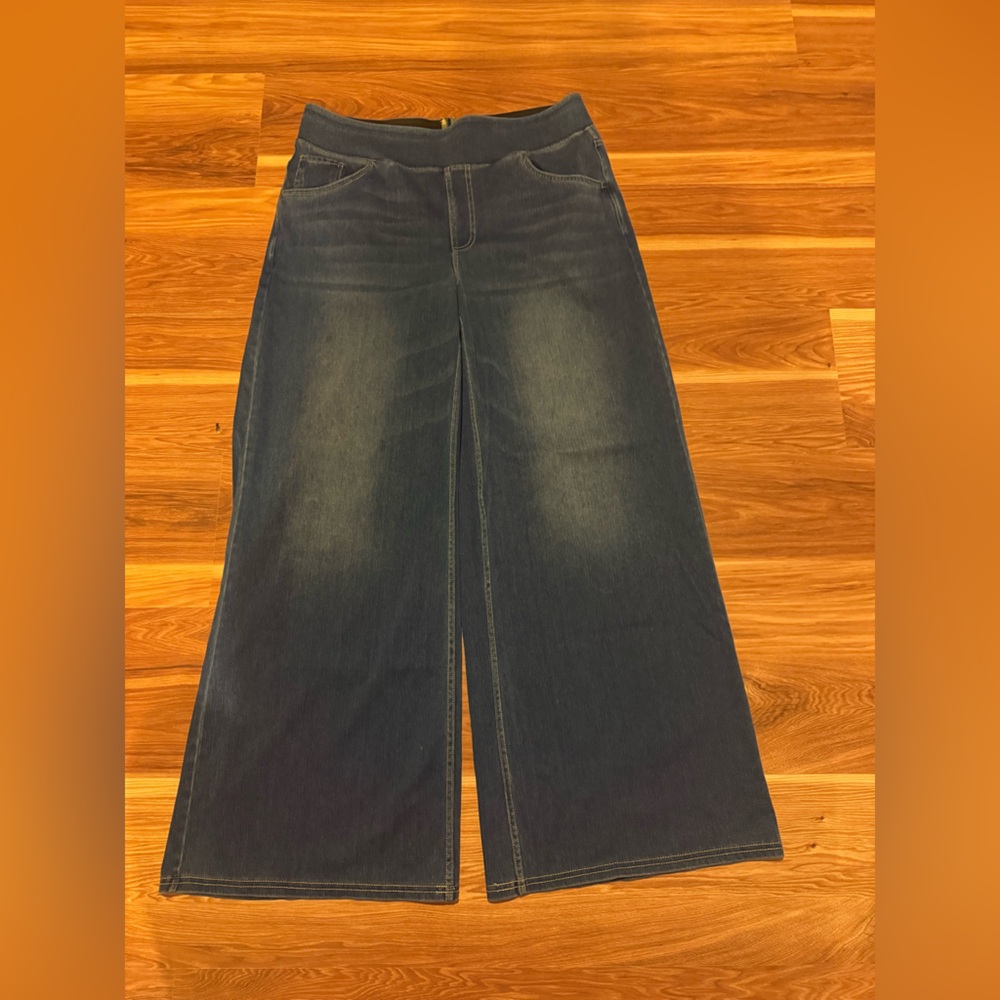 HALARA Wide Leg Jeans in Dark Blue Wash